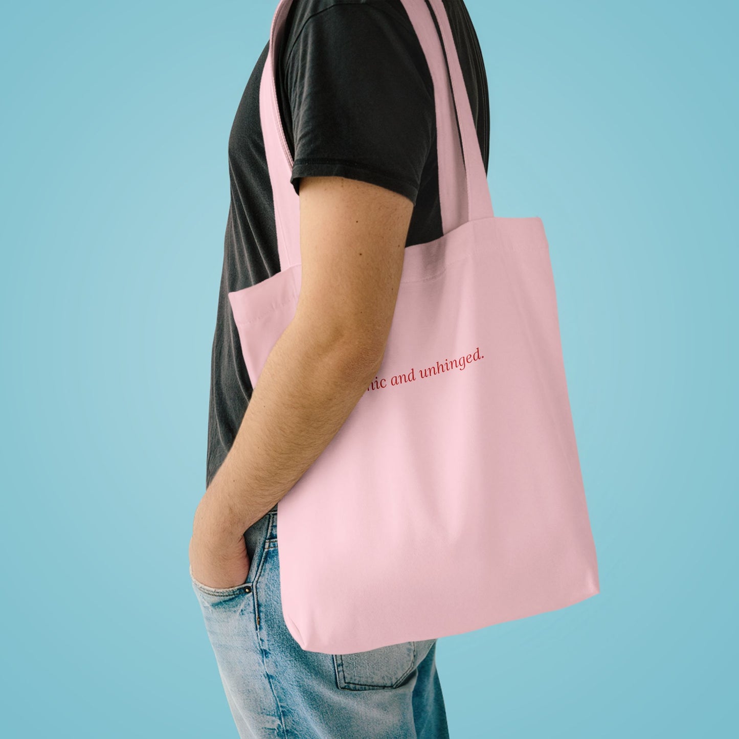 Sapphic and Unhinged — Cursive | Tote Bag