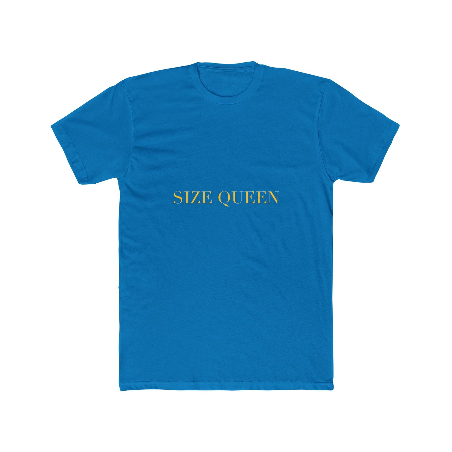 SIZE QUEEN — Cursive | Unisex Tee