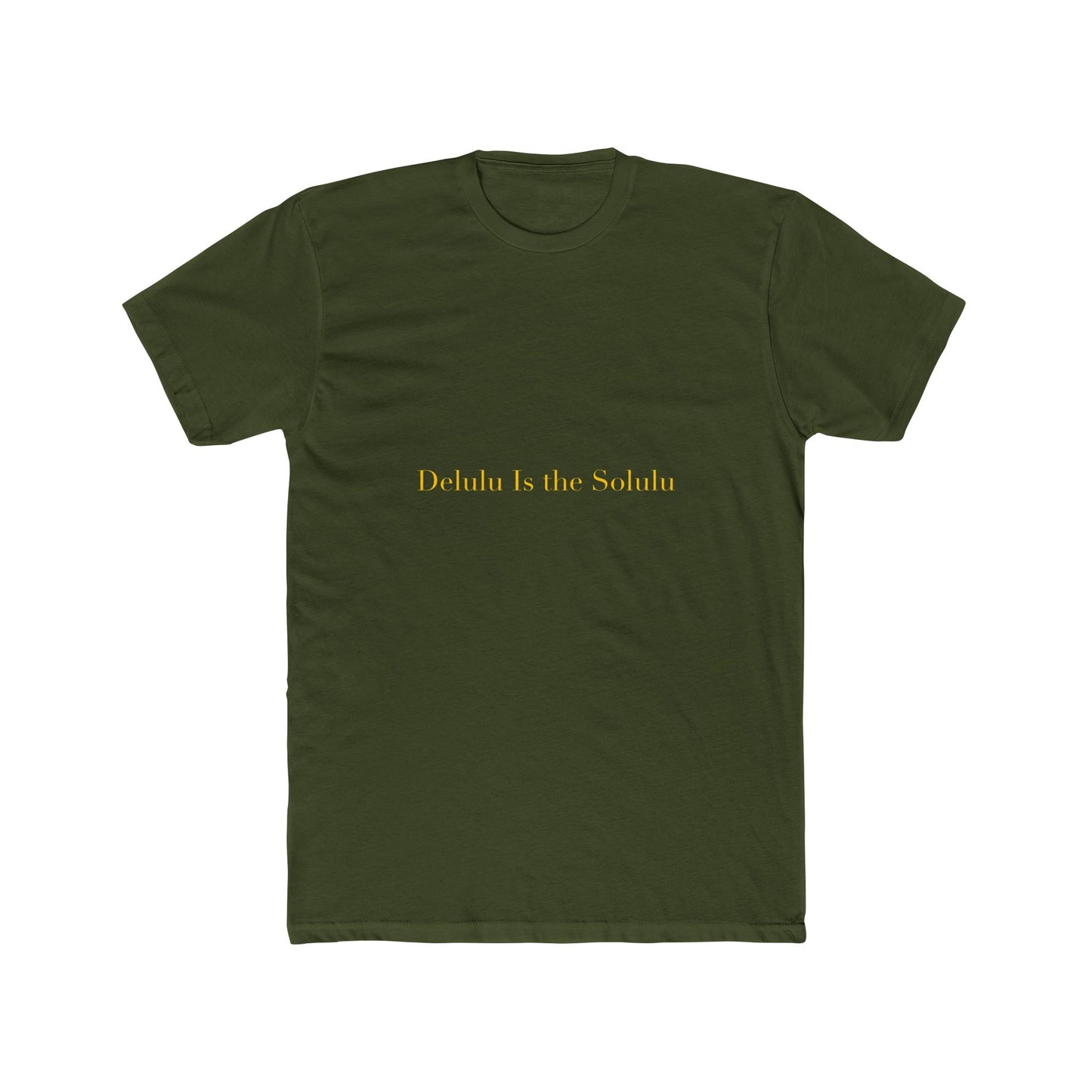 Delulu Is the Solulu — Cursive | Unisex Tee