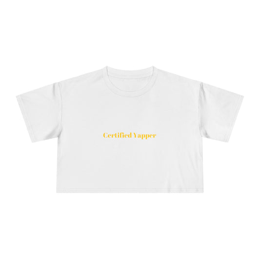 Certified Yapper — Bold | Crop Tee