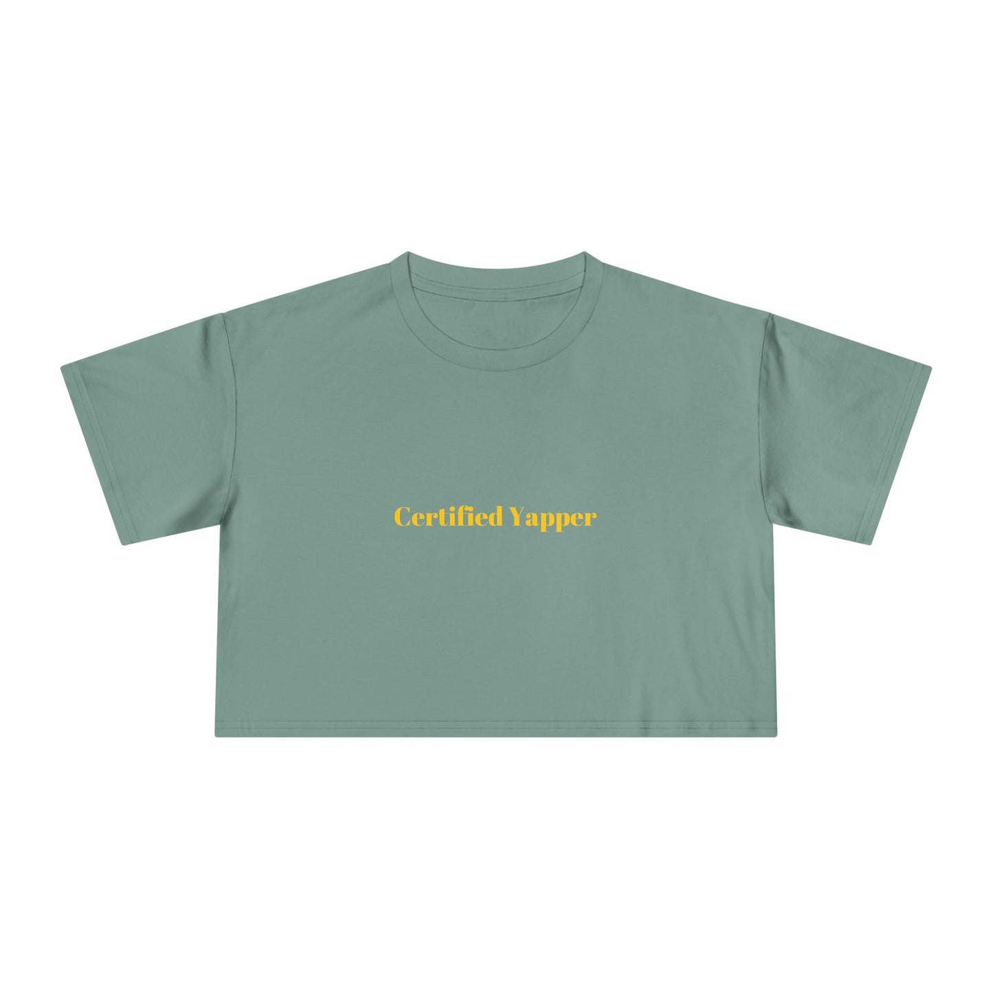 Certified Yapper — Bold | Crop Tee