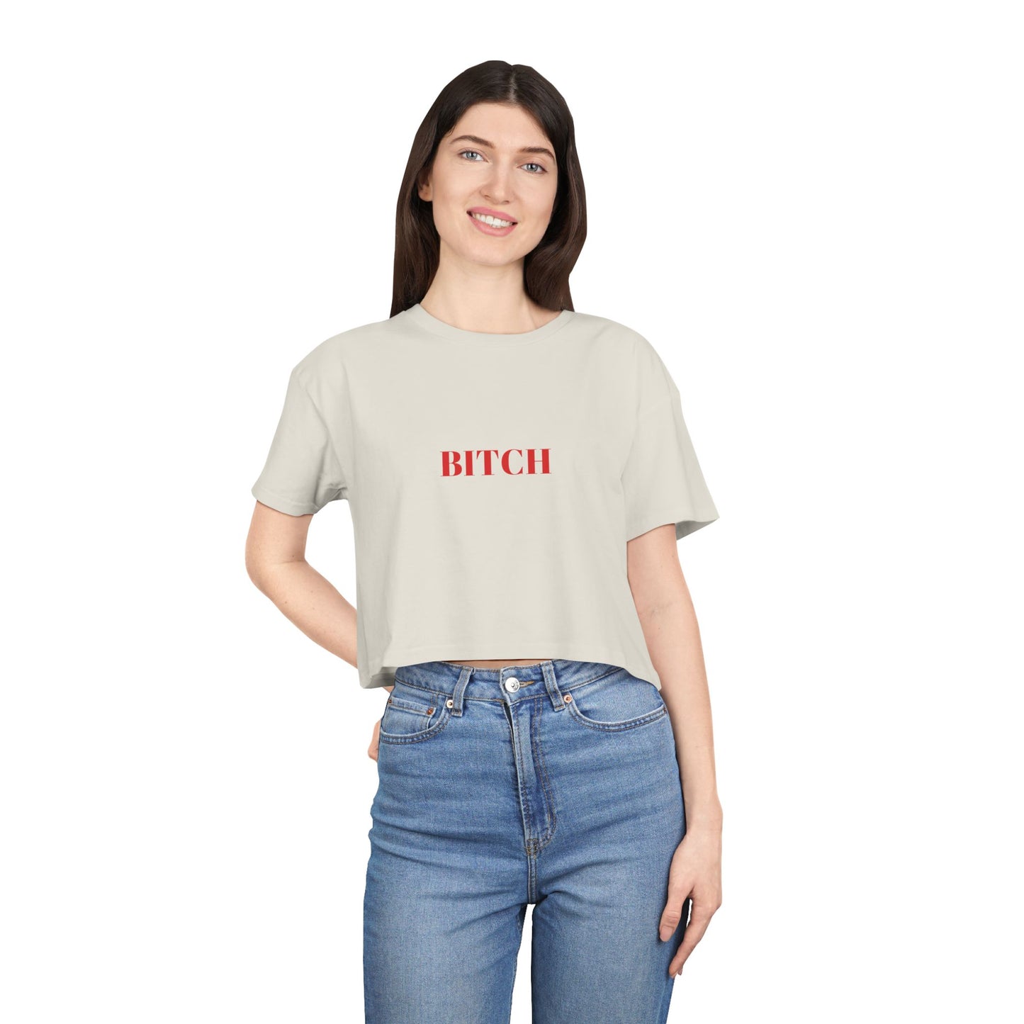 BITCH — Bold | Crop Tee