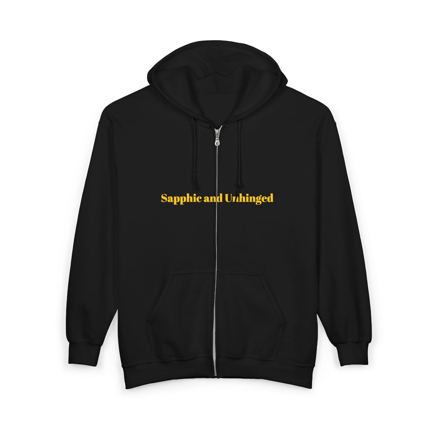 Sapphic and Unhinged — Bold | Hoodie