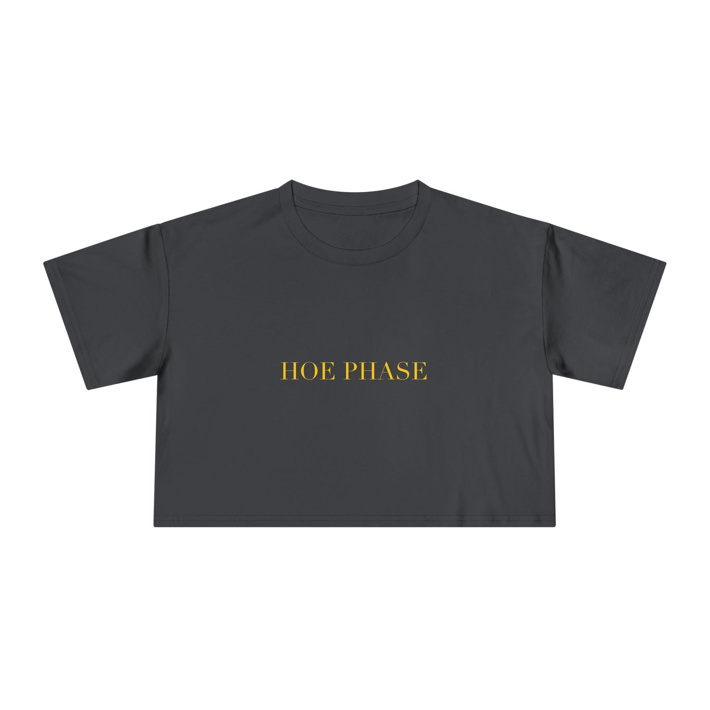 HOE PHASE — Cursive | Crop Tee
