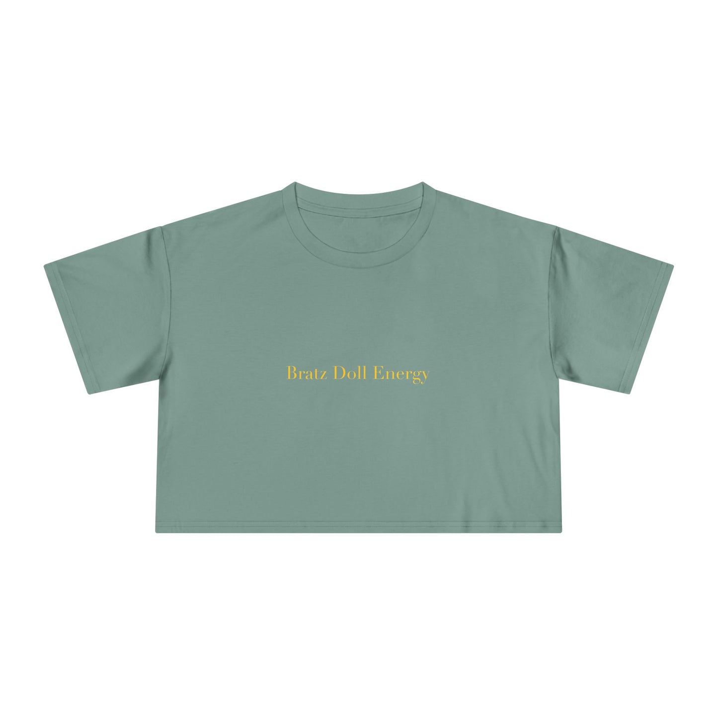 Bratz Doll Energy — Cursive | Crop Tee