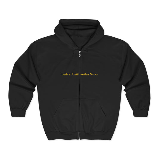 Lesbian Until Further Notice — Cursive | Hoodie