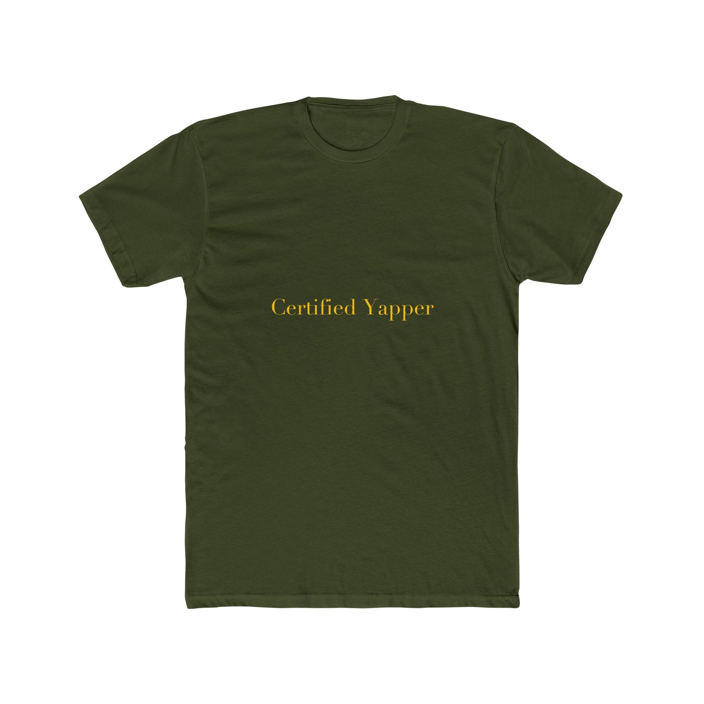 Certified Yapper — Cursive | Unisex Tee
