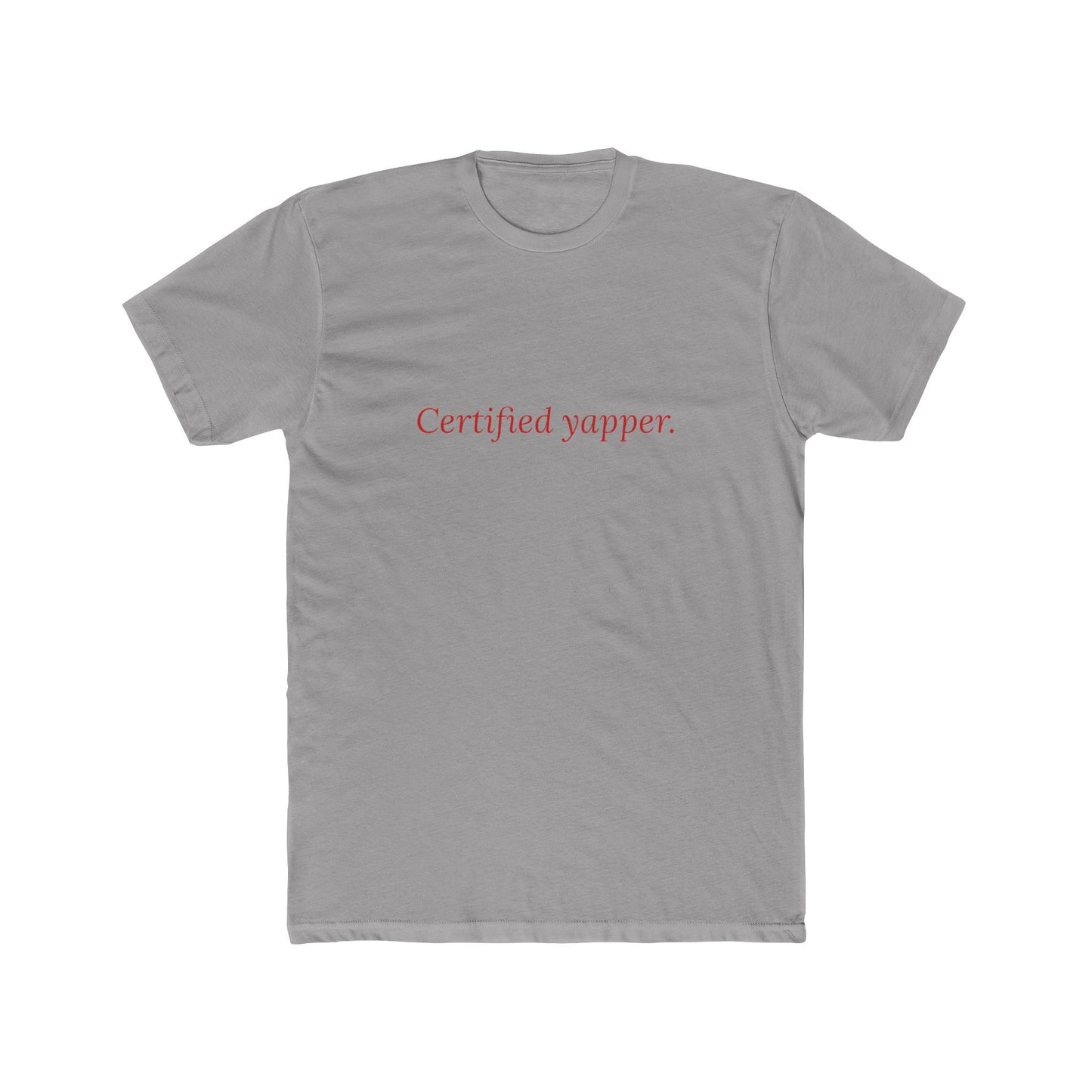 Certified Yapper — Cursive | Unisex Tee