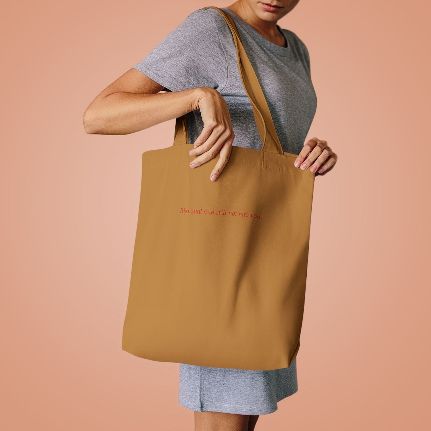 Bisexual and Still Not Into You — Cursive | Tote Bag