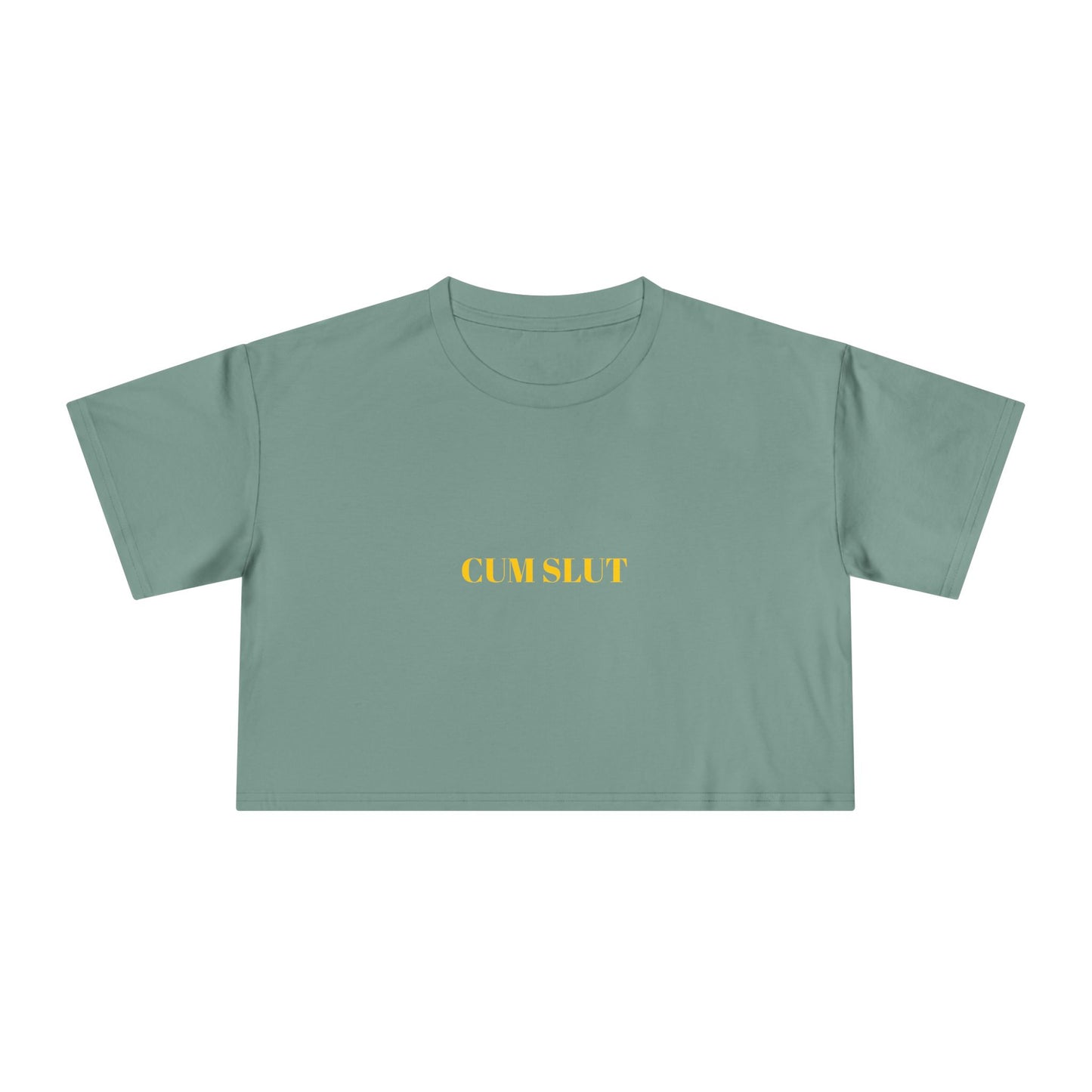 CUM SLUT — Bold | Crop Tee