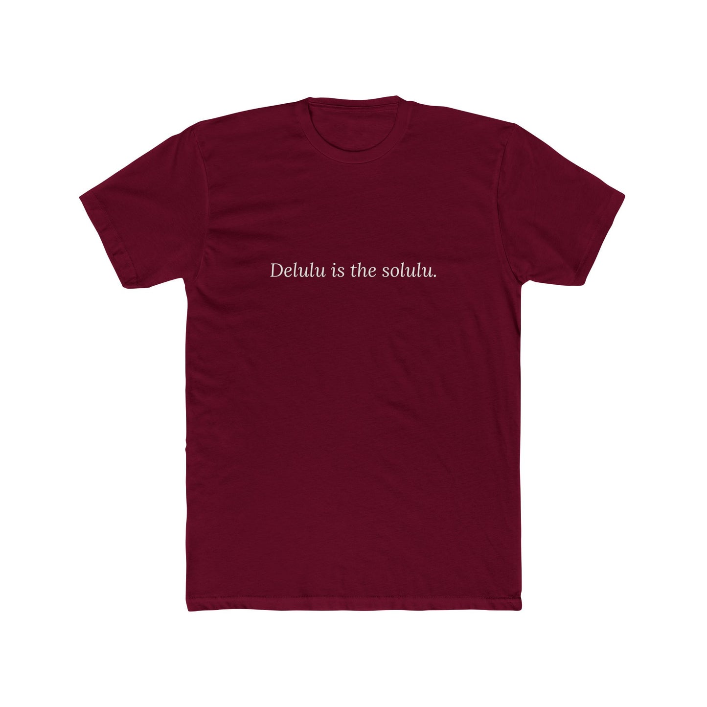 Delulu Is the Solulu — Cursive | Unisex Tee