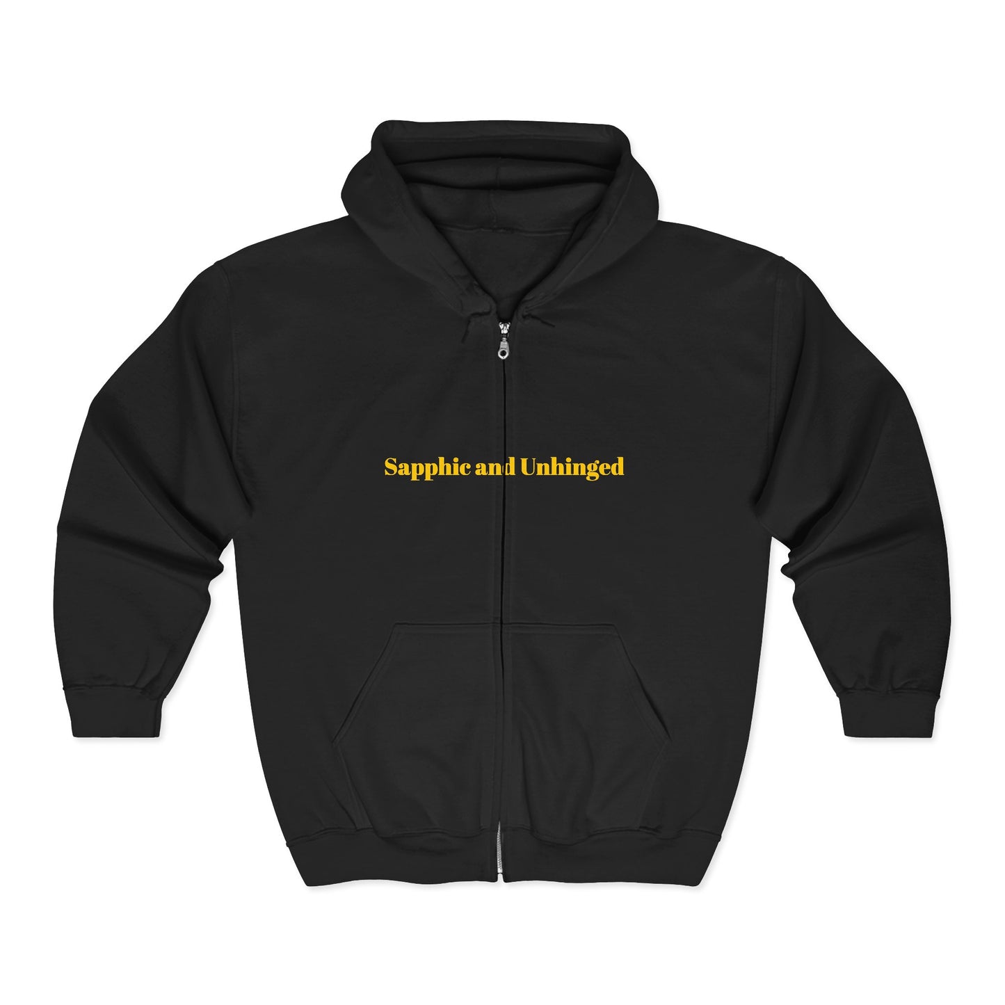 Sapphic and Unhinged — Bold | Hoodie