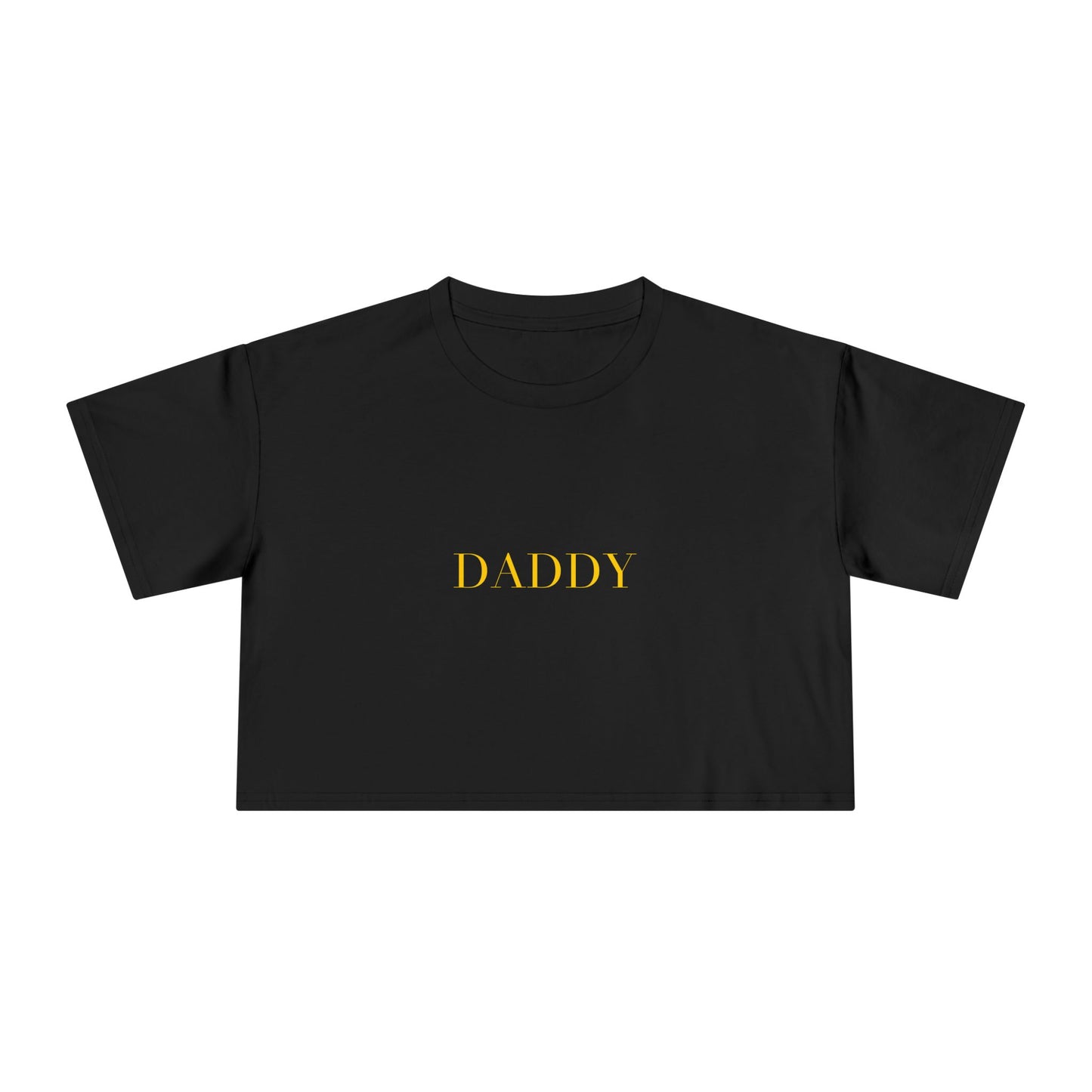 DADDY — Cursive | Crop Tee